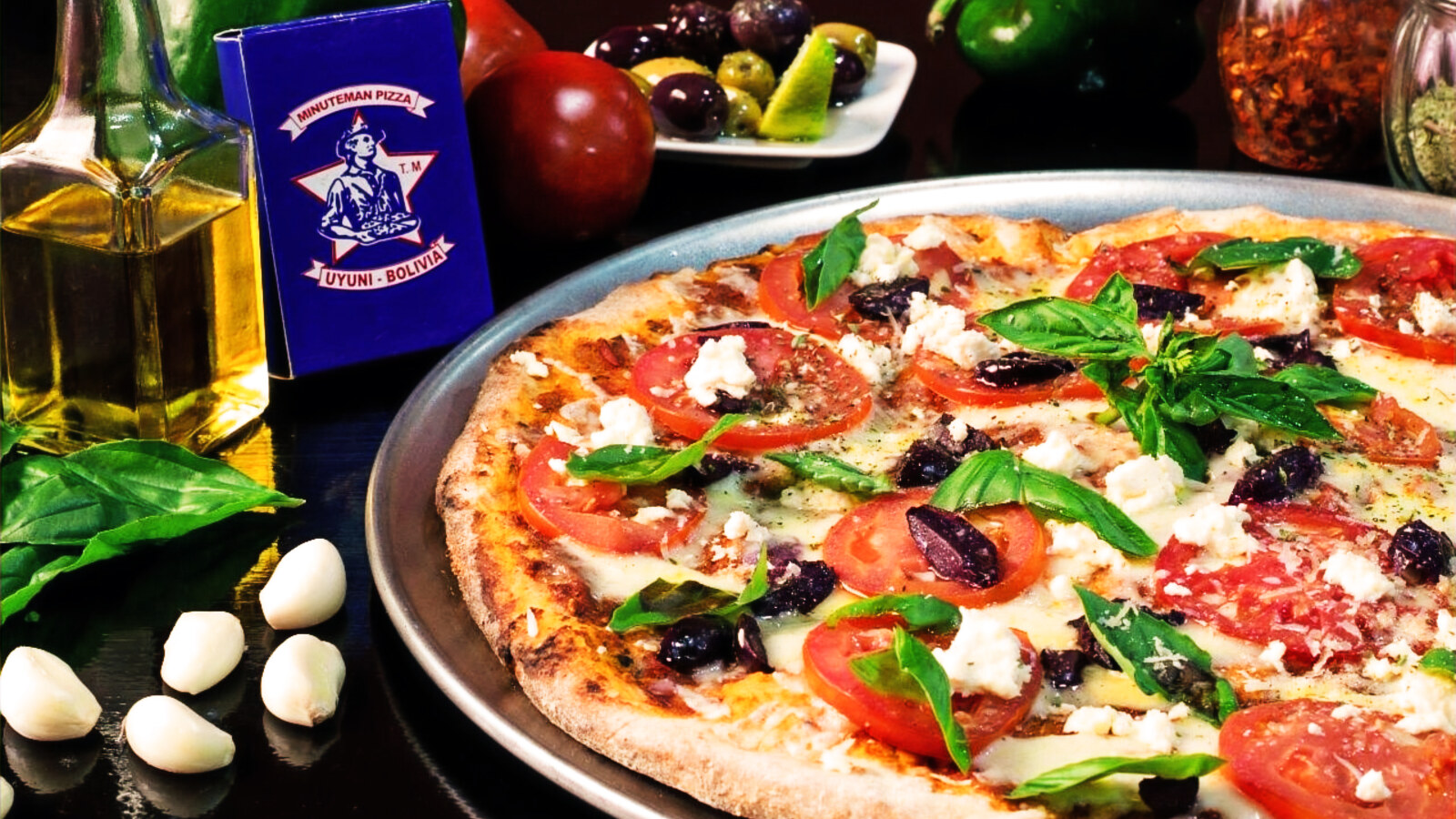 Minuteman table and food